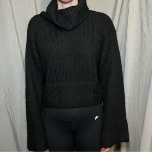 Zara Black Cowl Neck Sweater